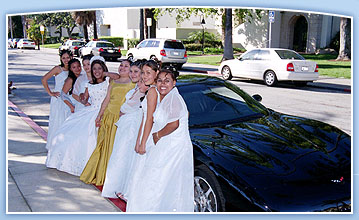 Orange County Quinceranera Limousine Los Angeles Quince Anos