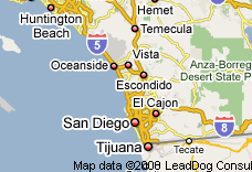 San Diego Map & Zip Codes