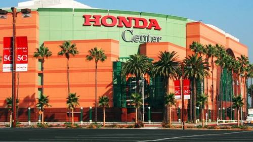 John wayne airport to honda center